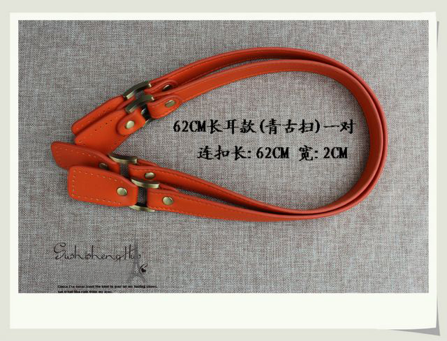 Taschenzubehör Taschengriffe Leder Anleitung 62 cm - zum Schließen ins Bild klicken
