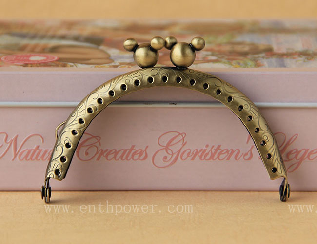 Fermoir de sac type clip porte monnaie 8.5cm