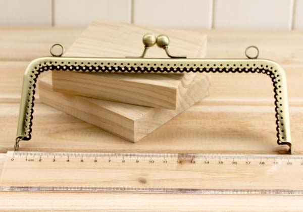 Fermoir sac feutrine 20cm