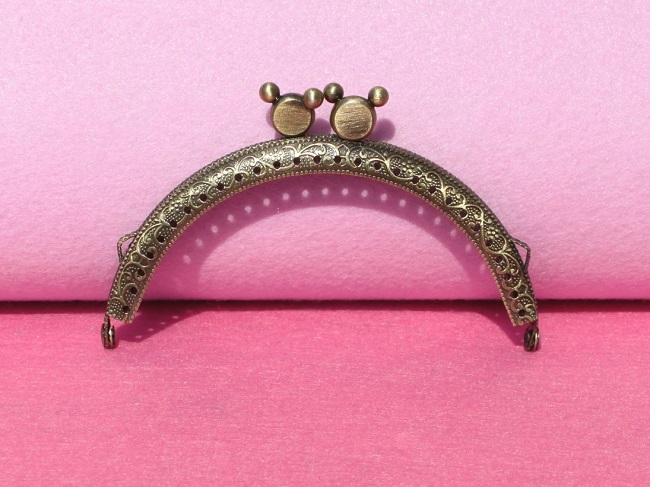 Fermoir porte monnaie coudre 10.5cm