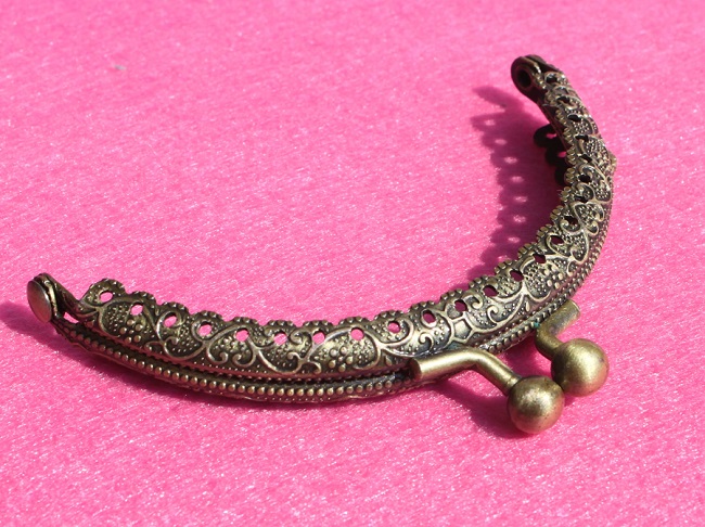 Fermoir sac feutrine 8.5cm
