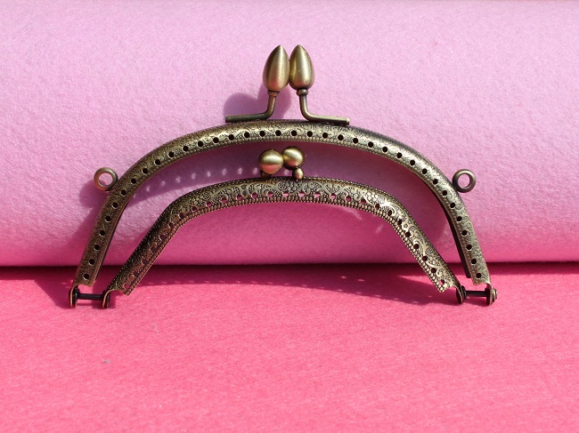Fermoir de porte-monnaie ancien 13.5cm