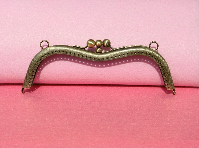 Fermoir porte monnaie coudre 19.5cm