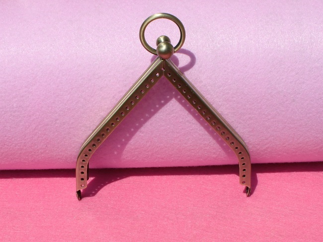 Fermoir de porte-monnaie ancien 11.5cm