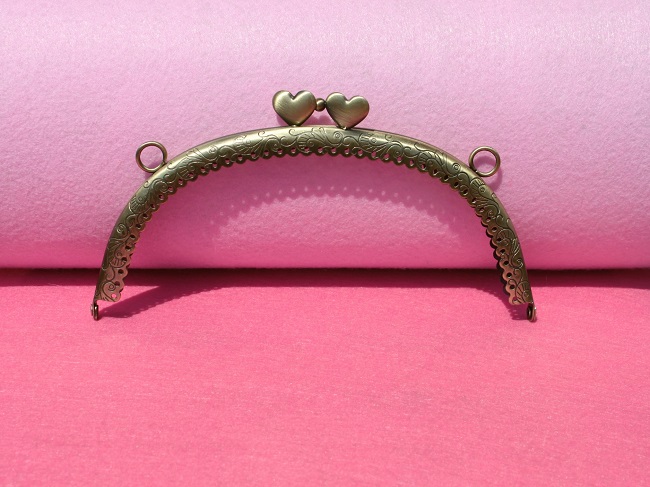 Porte monnaie fermoir metallique 16.5cm
