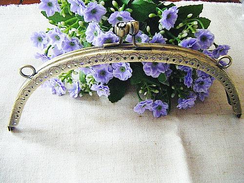 Fermoir metallique pour porte monnaie 20cm