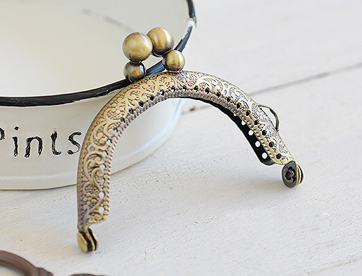 Fermoir sac metal 6.5cm